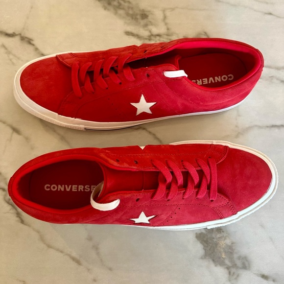 COPY - NEW Converse One Star Ox Suede Red Size 13 LIMITED EDITION. - Picture 7 of 14